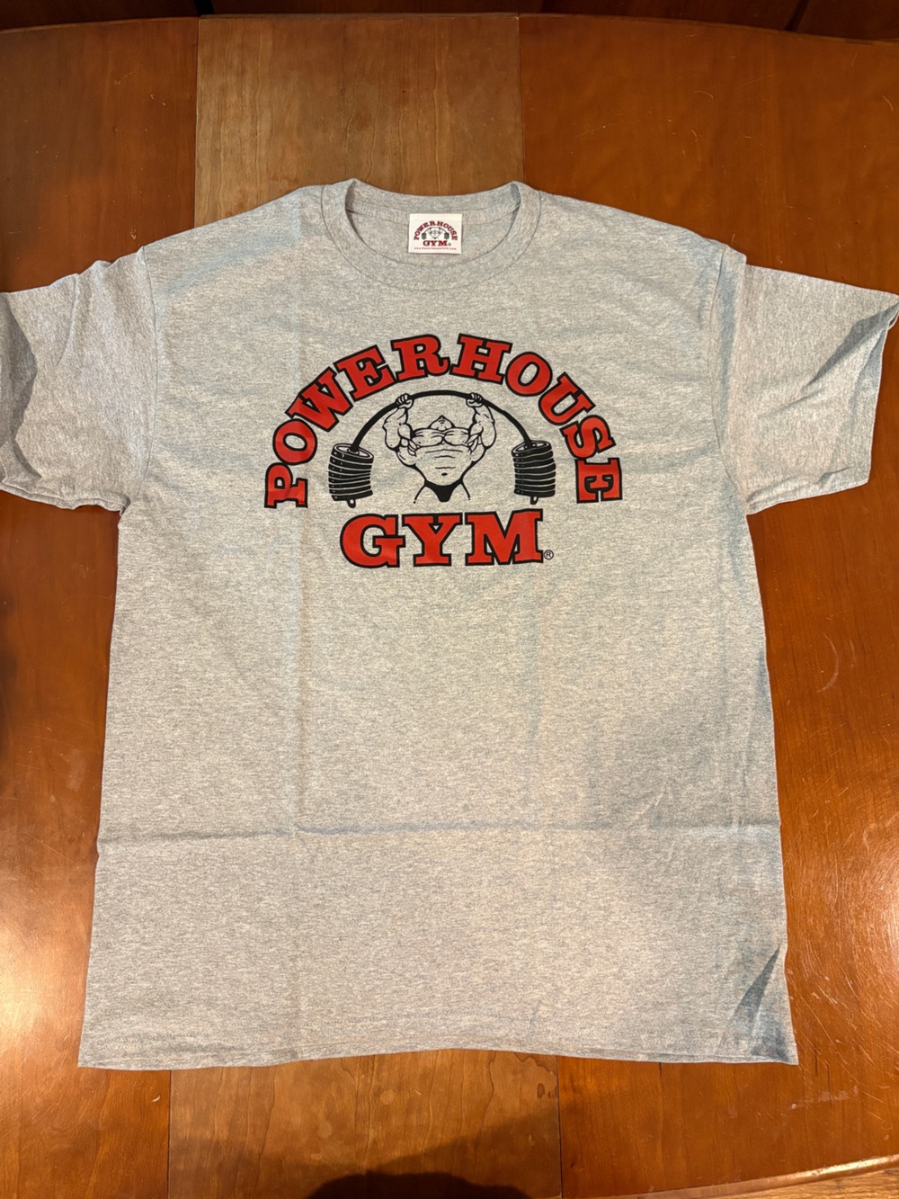 Powerhouse Gym Grey Graphic Tee